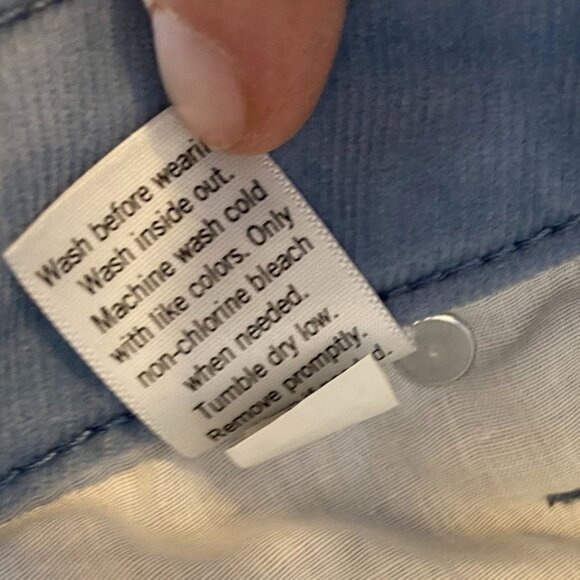 Croft & Barrow Womens Pants Size 6 Corduroy Straight Leg Casual Blue Stretch - Picture 9 of 12